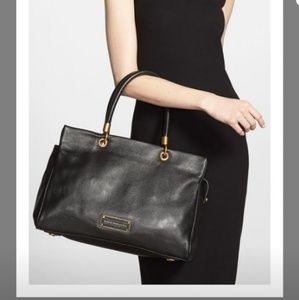 Marc Jacob's hand bag in black leather